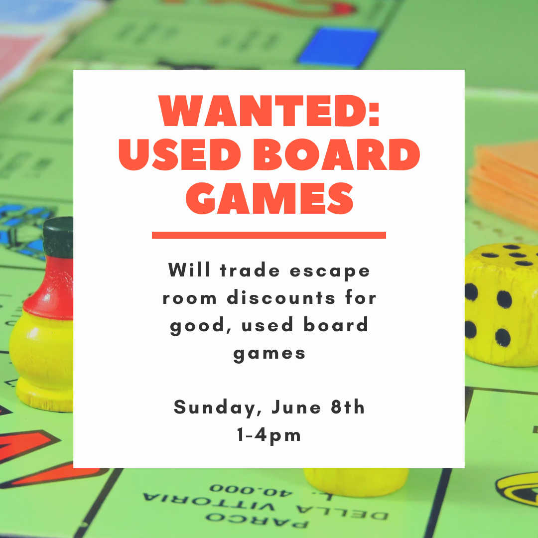 Wanted Used Board GameS